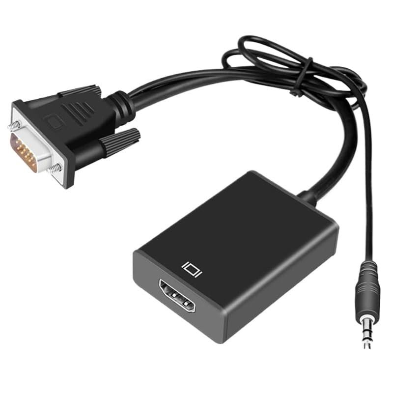 bodateng to HD Converter High-Definition Audio Video Cable Adapter Input HDMI-Compatible Output for Computer TV Projector