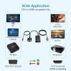 bodateng to HD Converter High-Definition Audio Video Cable Adapter Input HDMI-Compatible Output for Computer TV Projector view 3