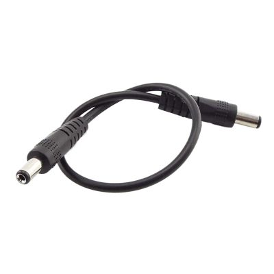 12V 3A DC Male to Male Power Supply DIY Cord Cable 5.5 x 2.1mm Male CCTV Adapter Connector Power Extension Cords 0.5M/1M/2M(0.25M)