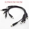 12V 3A DC Male to Male Power Supply DIY Cord Cable 5.5 x 2.1mm Male CCTV Adapter Connector Power Extension Cords 0.5M/1M/2M(0.25M) view 2