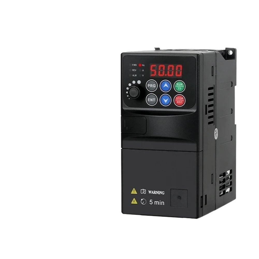 1pc 220V to 380V 1-Phase Input to 3-Phase Output 0.75kw-5.5kw Micro Inverter Vector Control Frequency Converter(2.2KW 220V to 380V)