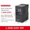 1pc 1PH-3PH 220V or 3PH-3PH 380V 0.75KW-5.5KW VFD SU600 Frequency Converter for Motor AC Drive VFD Frequency Inverter(1.5kw-220v 1PH-3PH) view 2