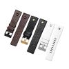 FYXT Fashion Cowhide Watchband With Rivet Watch Strap Belt Bracelet Compatible With Diesel DZ7313 DZ7333 7322 7257 4318 7348 7334 Replacement(Brown x rose gold,28mm) view 2