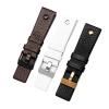 FYXT Fashion Cowhide Watchband With Rivet Watch Strap Belt Bracelet Compatible With Diesel DZ7313 DZ7333 7322 7257 4318 7348 7334 Replacement(Brown x rose gold,28mm) view 4