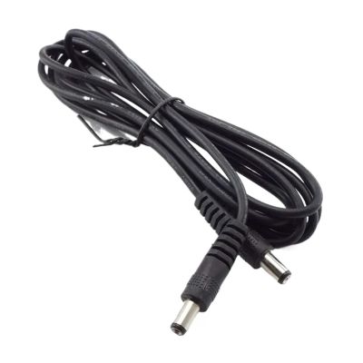 12V 3A DC Male to Male Power Supply DIY Cord Cable 5.5 x 2.1mm Male CCTV Adapter Connector Power Extension Cords 0.5M/1M/2M(2M)