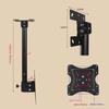 Adjustable TV Ceiling Mount,Rotating and Tilting TV Bracket,Fits Most 14-42 Inch LED Screen Display,30 Flip Down TV Mount TV Stand(3m) view 2