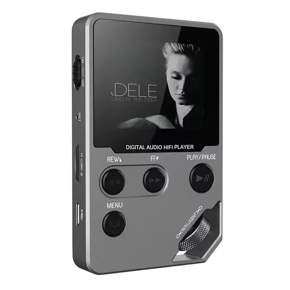 Y58A C5 8Gb Lossless Bluetuth Mp3 Music Player, Zinc Alloy Body,Rotary Controls,Wirelest Connection,Voice Recorder