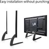 32-65 inch Universal LCD TV Base,Universal Tripod Bracket,Hole-Free Hanging Shelf,TV Vertical Bracket,Triangle Structure Integrated molding TV Mount TV Stand view 4