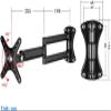 Arm,Suitable for 10-27 Inch TV,360 Rotation,Horizontal and Vertical Screen Switching TV Mount TV Stand(A) view 2
