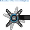 Arm,Suitable for 10-27 Inch TV,360 Rotation,Horizontal and Vertical Screen Switching TV Mount TV Stand(A) view 3