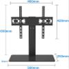 26-55 Inch LCD TV Stand,Universal Punch-Free Desktop Base,Desktop Universal Display Hanger,LCD TV Universal Base,Height Adjustable,Stable and Durable TV Mount TV Stand view 2