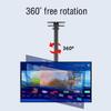 Adjustable TV Ceiling Mount,Tilt and Swivel TV Bracket,Fits Most 26-55" LED Screen Display,360  Rotation,Mount On Ceilings,Black TV Mount TV Stand(4m) view 3
