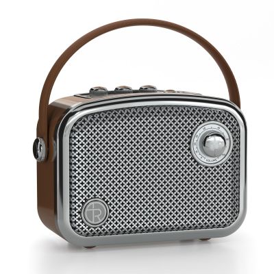 Portable Bluetooth Speaker Wireless Powerful Deep Bass Loud Stereo Sound Vintage Decor Cute Fashion Style Speakers with Subwoofer DSP Support TWS/USB/AUX for Home Desk Accessories Party Outdoor