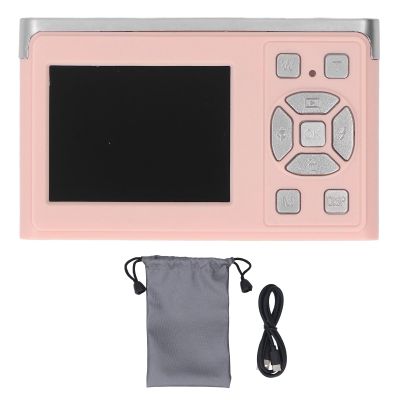 HD Digital Camera with Autofocus 16X Zoom, 50MP Image, 1080P Video Recording, Vintage Style, Easy Photo Transfer (Roseate)