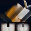 Walfront Reading Light Clip On LED Reading Light 3 Color Temperatures 4 Brightnesses Portable Rechargeable Bookmark view 2
