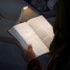 Walfront Reading Light Clip On LED Reading Light 3 Color Temperatures 4 Brightnesses Portable Rechargeable Bookmark view 3