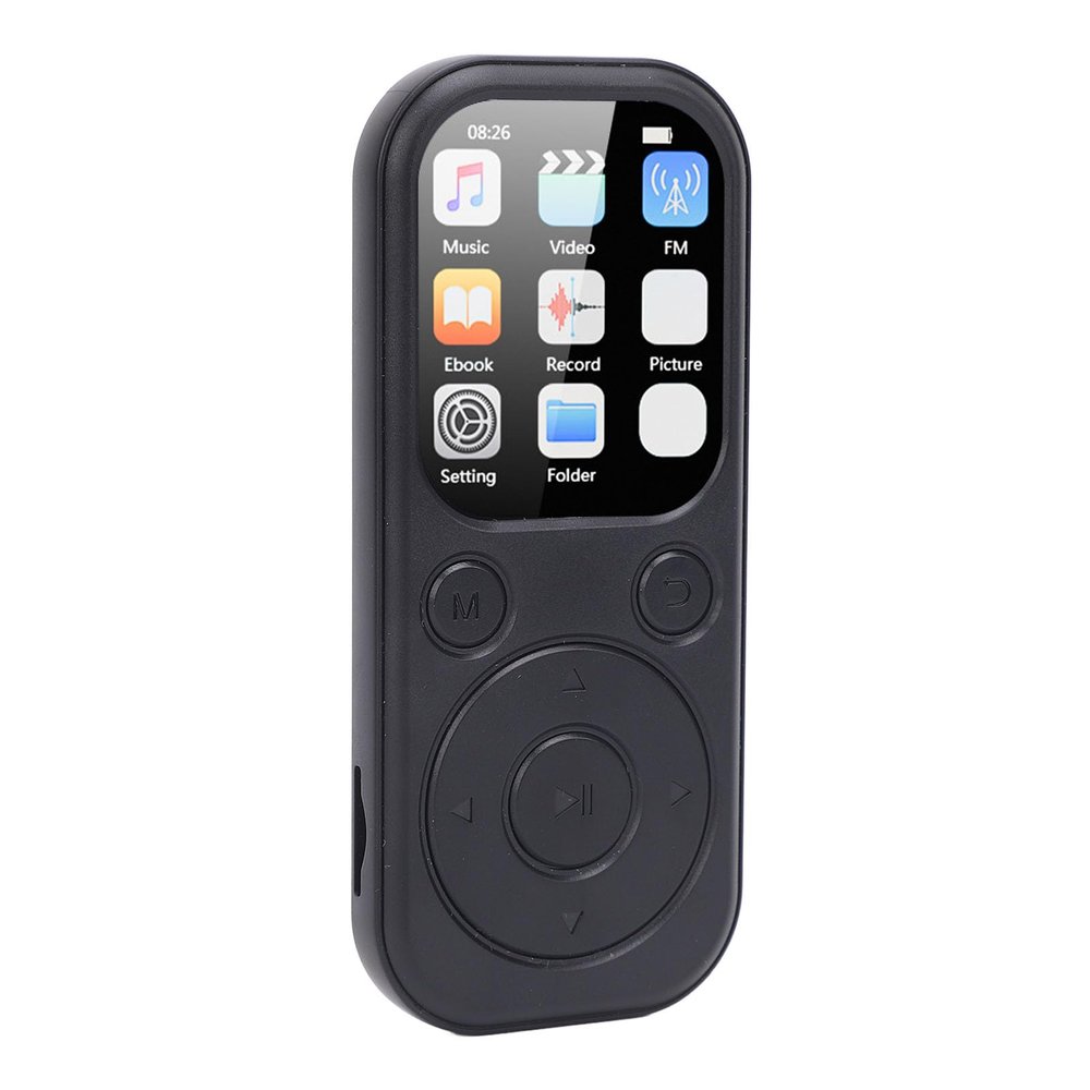GOWENIC MP3 Player with Bluetooth, PortableMusic Player with HiFi Speaker, HiFi Lossless Sound MP3 Mini Music Player, Memory, FM Radio, Voice Recorder, EBook, (16G Small Memory Card)