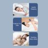 Asixxsix Pillow Speaker for Sleeping, 360 Degree Stereo Mini Bone Conduction Portable Sleep Aid, Portable Bluetooth Speaker with Bt5.2 Chip, for Home, Outdoor, and Party Use (Grey) view 2