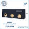 Sierra 1999-2006 Single Cab 8" Triple Sealed Sub Box Subwoofer Enclosure Speaker Box Car Audio Ground Shaker view 2