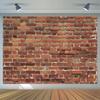 10x8ft Red Brick Wall Backdrop Polyester Fabric Rustic Brick Wall Photography Backdrop Newborn Baby Birthday Party Baby Shower Graduation Home Decoration Background Photo Booth Studio Props Banner view 1
