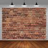10x8ft Red Brick Wall Backdrop Polyester Fabric Rustic Brick Wall Photography Backdrop Newborn Baby Birthday Party Baby Shower Graduation Home Decoration Background Photo Booth Studio Props Banner view 3
