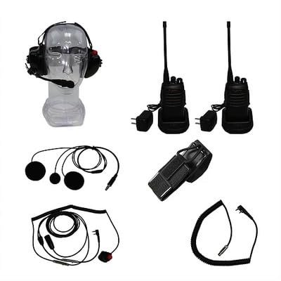 Part Synergy Replacement for Black Pro Sportsman 2-Man 8-Channel UHF Radio System with Headsets for Pit Communication