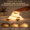 Duck Night Light for Kids,Touch Dimmable,Rechargeable Portable and Squishy Silicone Led Nightlight,Kawaii Gift,Nursery,Toddler,Breastfeeding,Kids Bedroom Decor,Cute Baby Timing Bedside Lamp,Birthday view 3