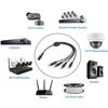 CC6100-04 1-to-4 Power Splitter Cable, DC Power Connector for CCTV Cameras and 12V Devices, 4-Way Male Output Power Distribution Cable view 4