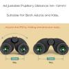 12x25 Compact Binoculars for Adults & Kids, High Powered Lightweight Waterproof Binoculars with Large Eyepiece, Low Light Vision for Bird Watching, Hunting, Travel, and Sightseeing view 4