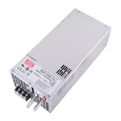 Mean Well 1500W Single Output Semi Modular Power Supply Ham Radio 12v Computer for Pc PSU Variable Voltage Power Supply 120v 12V 125A (RSP-1500-12 12V/125A/1500W/PFC Supply)