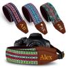 Art Tribute Custom Camera Strap California Weave- Add Your Text and We Make It Especially For You Get Your Own Personalized Gift Camera Strap, No Shipping Cost! view 1