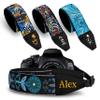 Art Tribute Custom Camera Strap Blue Sea - Add Your Text and We Make It Especially For You Get Your Own Personalized Gift Camera Strap, No Shipping Cost! view 1