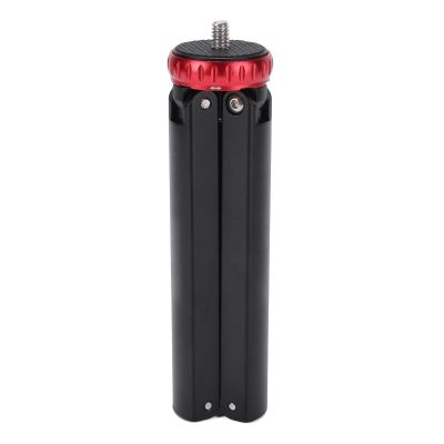 Tbest Desktop Mini Tripod Portable Lightweight Small Camera Stand for SLR Cameras Adjustable Height Universal 1/4 Screw Alloy Material 9cm Working