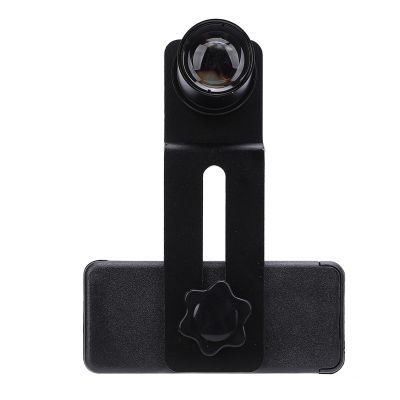 Tbest Microscope Lens Smartphone Adapter 12.5X Eyepiece High Magnification Optical Glass Clear Imaging Phone Scope Mount for Biological Microscopes Laboratories Schools Teachers