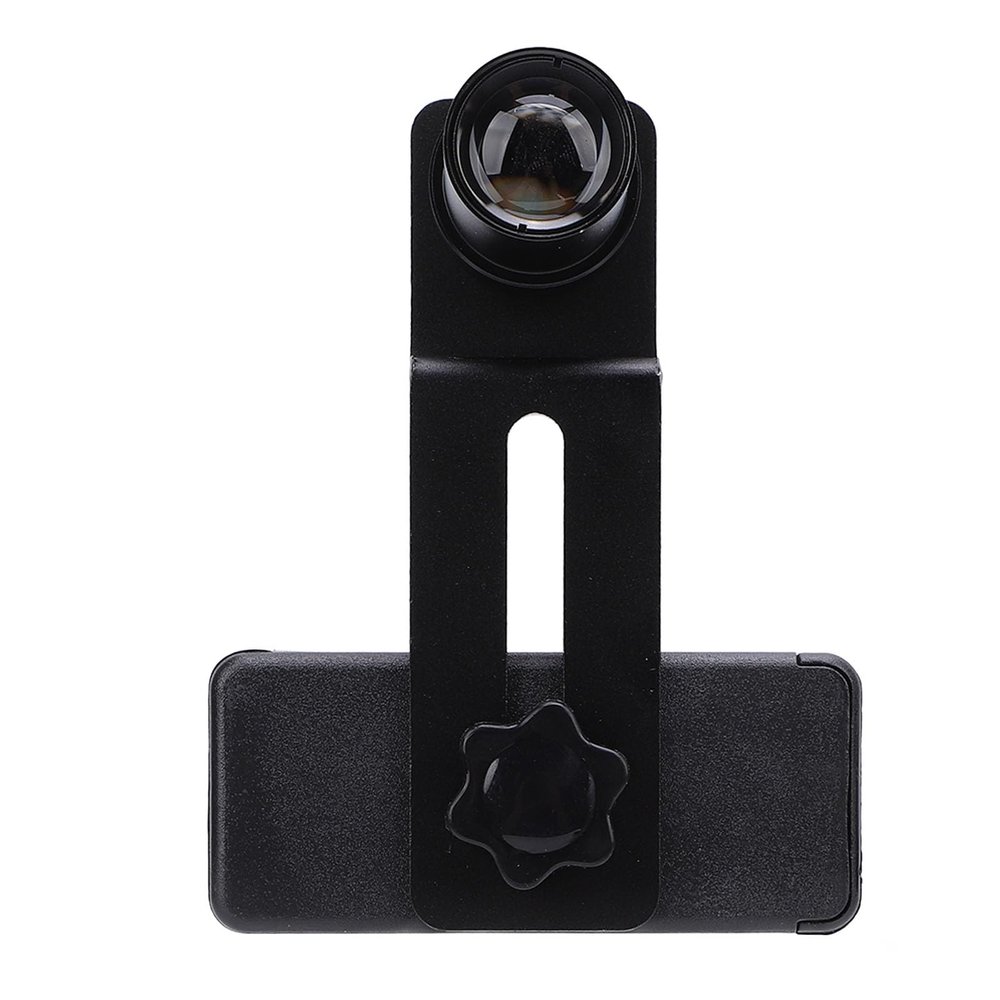 Tbest Microscope Lens Smartphone Adapter 12.5X Eyepiece High Magnification Optical Glass Clear Imaging Phone Scope Mount for Biological Microscopes Laboratories Schools Teachers