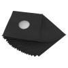 20Pcs 12 Inch Record Kraft Paper Jackets, 350gsm Thick Cardboard, Protective Outer Record Sleeves, Matte Black Finish, with Diecut Center Hole for Easy Label Viewing view 2