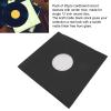 20Pcs 12 Inch Record Kraft Paper Jackets, 350gsm Thick Cardboard, Protective Outer Record Sleeves, Matte Black Finish, with Diecut Center Hole for Easy Label Viewing view 3