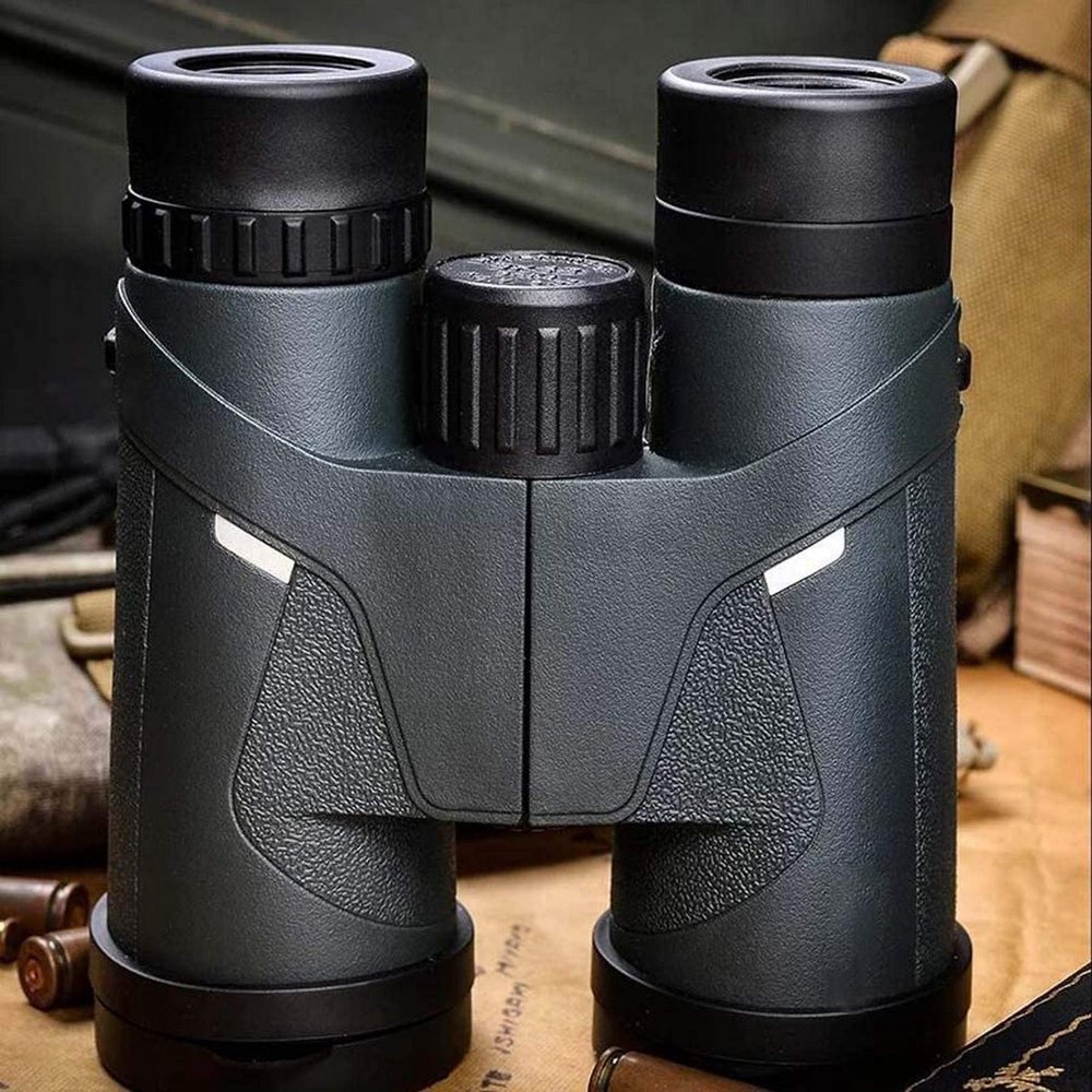 10X42 Roof Prism Binoculars with New Smartphone Photograph Adapter, HD Wide Angle Binocular Telescope for Birds Watching