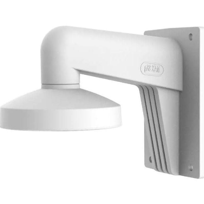 ES1273ZJ-140-DM45 Aluminum Alloy Waterproof Wall Mount Bracket for Dome Cameras  White Finish, Indoor/Outdoor Use, Cap Design for Easy Installation