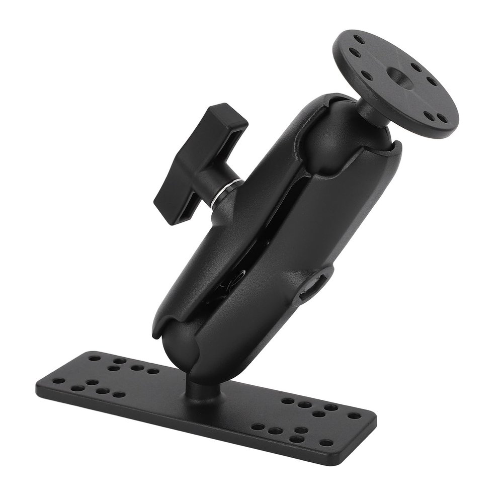15cm Short Arm Fish Finder Mount Aluminum Alloy Fish Finder Holder for Marine Boat Kayak for GPSMAP 722 for Lowrance HDS Carbon 7