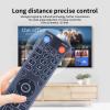 Backlit Replacement Remote Control for vSeeBox V3 Pro & V5 Pro Bluetooth Voice Command Remote Compatible with vSeeBox V1 Pro, V1 Max, V2 Pro, V3 Plus, Elite view 2