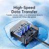 bodateng USB Hub 4 Ports Multiple Quick Sync Splitter for Extender for A Port PC Desktop view 4