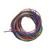 Silicone Wire with Ten Colors of red, Black, White, Yellow, Blue, Green, Purple, Brown, Orange, Gray, 16-30AWG, 16.4-164 feet(Gray,5M_28 AWG) view 2