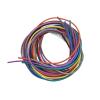 Silicone Wire with Ten Colors of red, Black, White, Yellow, Blue, Green, Purple, Brown, Orange, Gray, 16-30AWG, 16.4-164 feet(Gray,5M_28 AWG) view 4