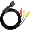 10pcs PS2 PS3 AV Cable, AV to Composite Cable Cord for PlayStation 2 PS2 PS3(6FT)