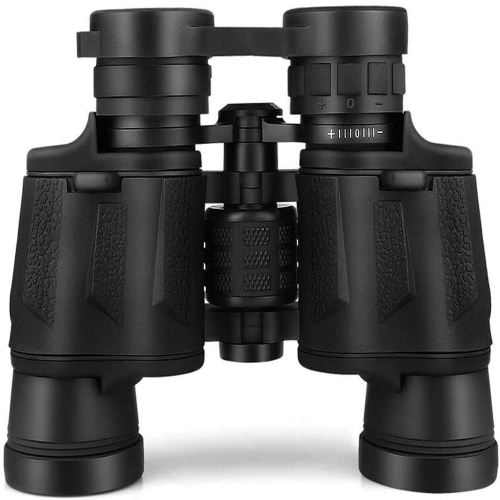 12X45 Porro Prism Binoculars-HD Metal Body Non-Slip Design Rubber SheathBinoculars for Camping Birds Watching-Press
