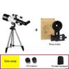 50-100mm Caliber MountTelescope, Portable Refractor Telescope,Stargazing HD Telescope for Adult Students - Ideal Telesco view 2