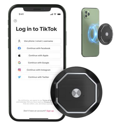 AI Enhanced Voice Recorder with Magnetic Kickstand, Built-in HD Microphone, Smartphone APP Enabled, Unlimited AI Translation Usage