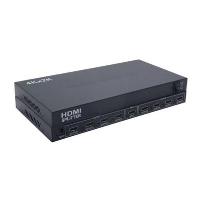 HDMI-SP8-3 8-Port HDMI Splitter, 1x8 HDMI Distribution Amplifier, 4K @30Hz, HDMI 1.4, Deep Color, DTS-HD/D-TrueHD Audio Support