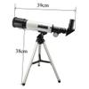 Visionking Refraction 360X50 Astronomical Telescope with Portable TripodMonocular Telescopio Space Observation Scope GIF view 3